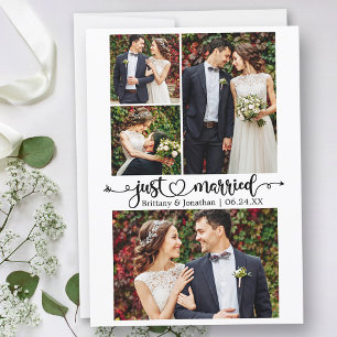 Anuncio Calligraphy Heart se acaba de casar con un Boda fo
