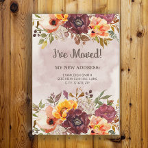 Cambiar dirección otoño otoño borgoña Naranja flor