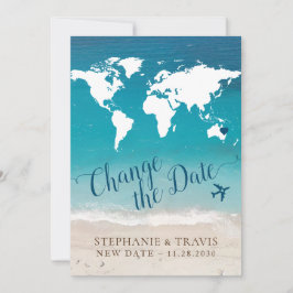 Anuncio Cambiar la fecha de la boda de destino de playa