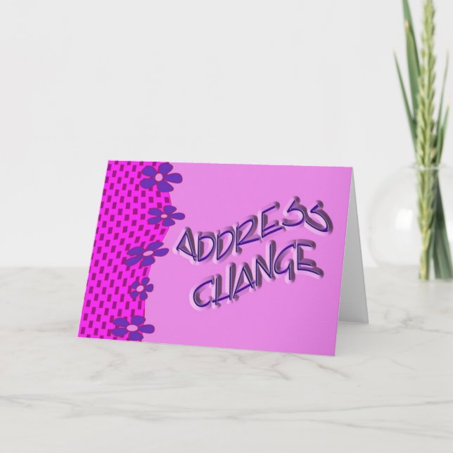 Anuncio Cambio de dirección (Anverso)