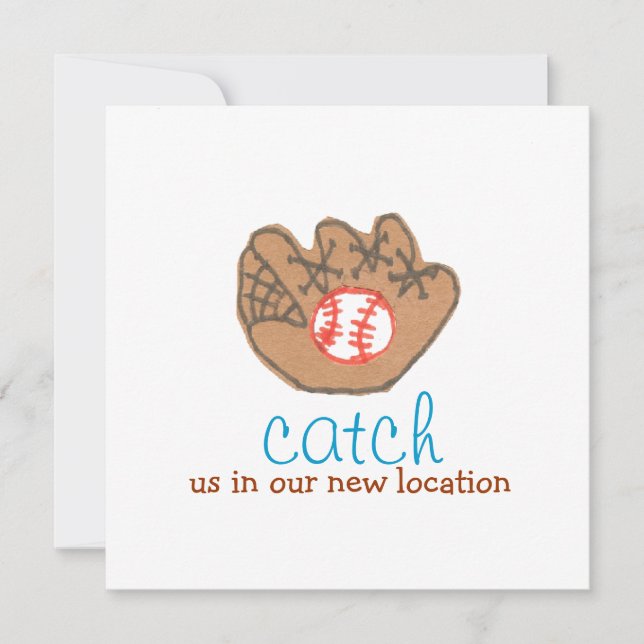 Anuncio Cambio de dirección "Catch us in our new location" (Anverso)