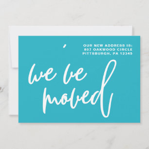 Anuncio Cambio de dirección de franjas azul y blanca