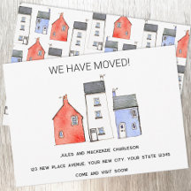 Cambio de dirección de la casa de acuarela