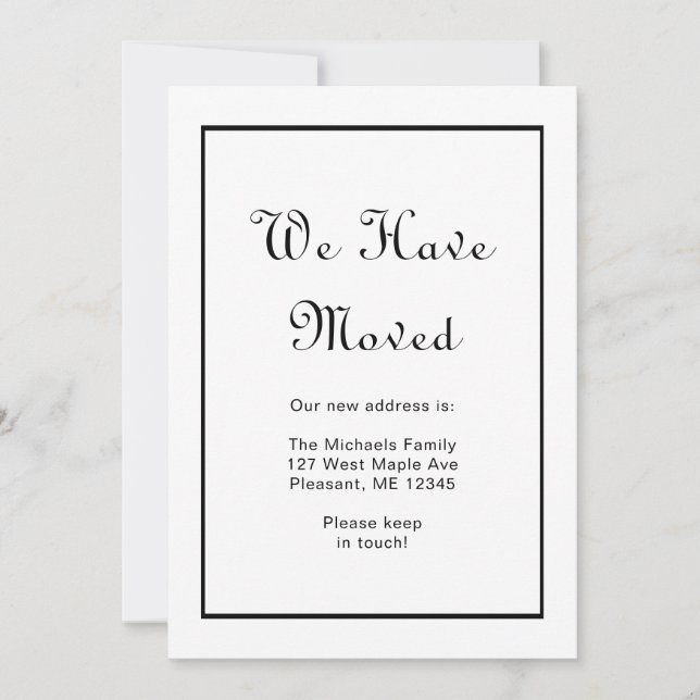 Anuncio Cambio de dirección de puntos de Bonito blanco y n (Anverso)