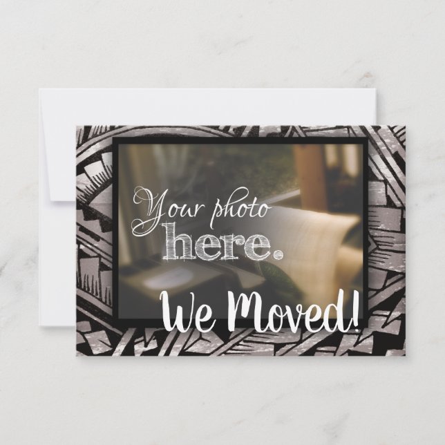 Anuncio Cambio de dirección Hemos trasladado la bendición  (Anverso)