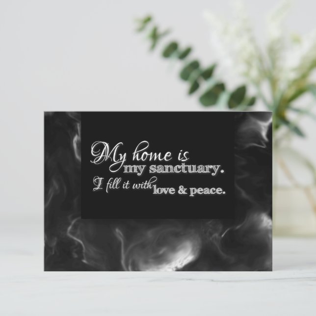 Anuncio Cambio de Dirección Nos Mudamos Bendición Casa Nue (Anverso de pie)