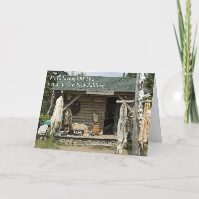 Anuncio Cambio de dirección: vivir fuera de la tierra (Anverso)