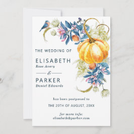 Anuncio Cambio de Fecha Boda de Otoño