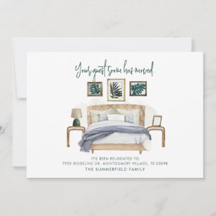 Anuncio Cambio moderno de dirección en movimiento