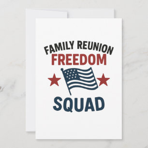 Anuncio Camisa de Reunión de la Familia Freedom Squad - Pa