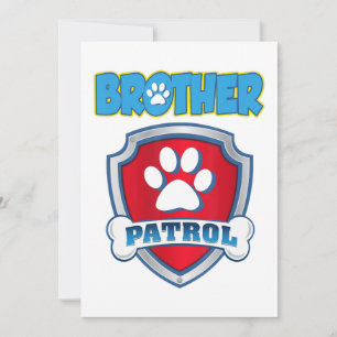 Anuncio Camiseta de Hermano Patrulla - Regalo Divertido pa