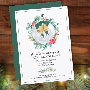 Anuncio Campanas que suenan corona de Navidad nueva casa m