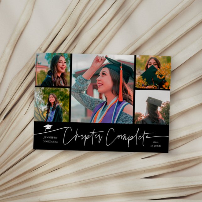 Anuncio Capítulo Completo Graduación Negra Multi Foto (Subido por el creador)