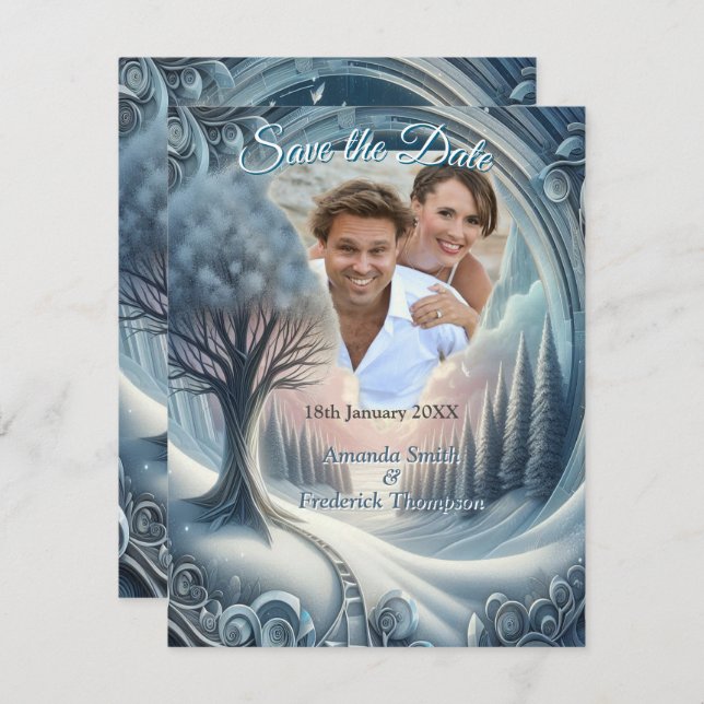 Anuncio Capturar escena Art Winter y cristales de nieve y  (Anverso / Reverso)