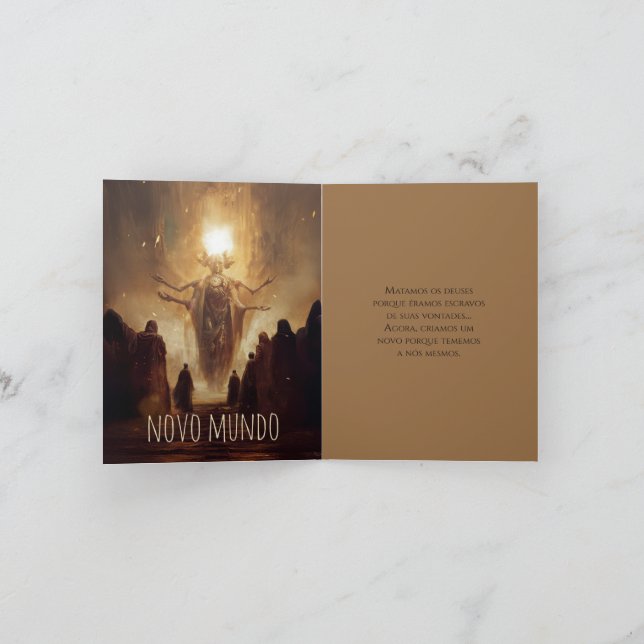 Anuncio Card Novo Mundo  (Interior)