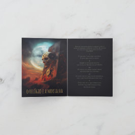 Anuncio Card O Relógio e a Mortalha