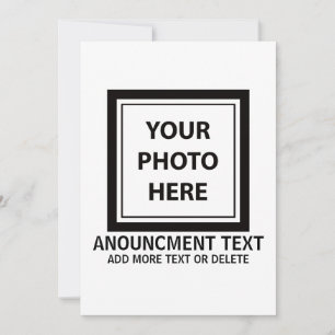 Anuncio Cargar foto de imagen y añadir texto - Personaliza