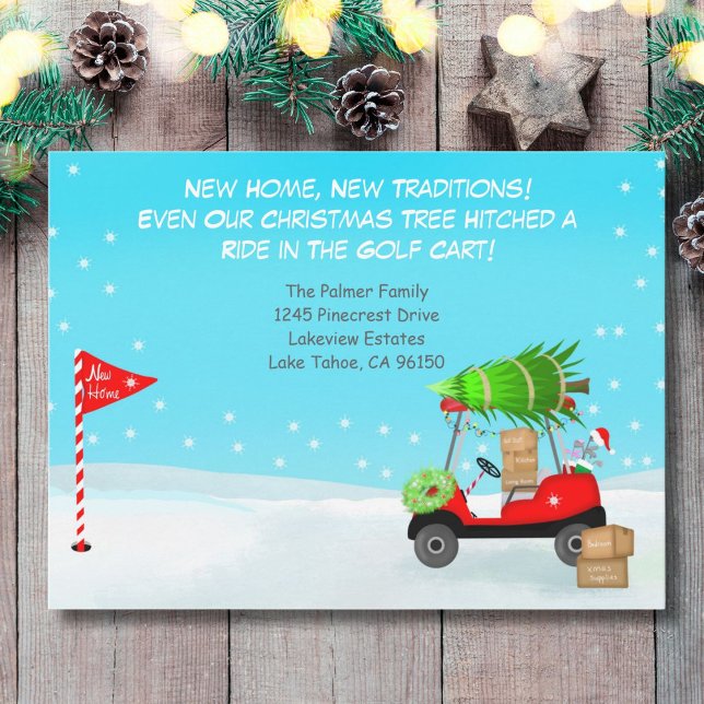 Anuncio Carro de golf de Navidad con cajas en movimiento d (Subido por el creador)