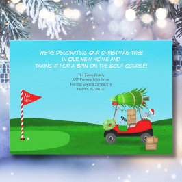 Anuncio Carro de Golf de Navidad con Cajas en Movimiento e