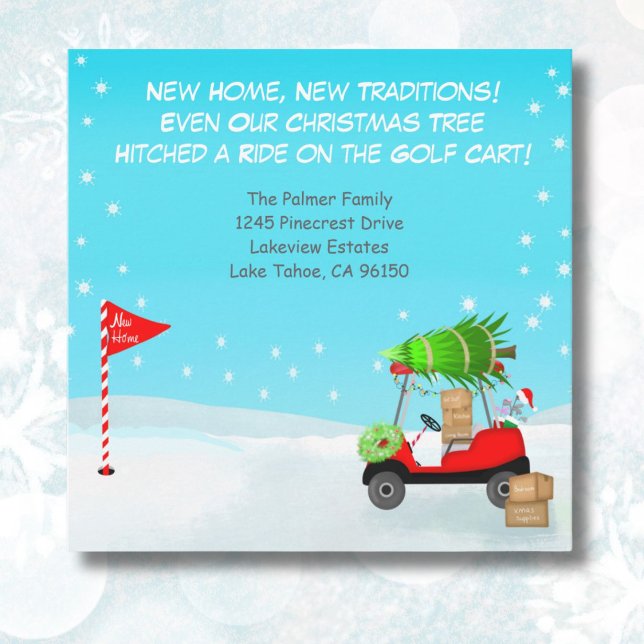 Anuncio Carro de Golf Navideño Con Cajas Móviles de Golf (Subido por el creador)