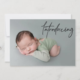 Anuncio Carteles de introducción a Personalizado foto bebé