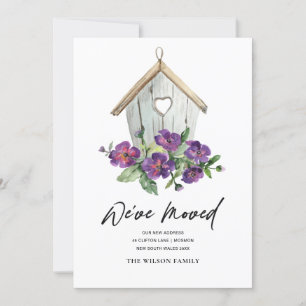ANUNCIO CASA DE AVES RÚSTICA BLANCA FLORAL MOVIMIENTO NUEV