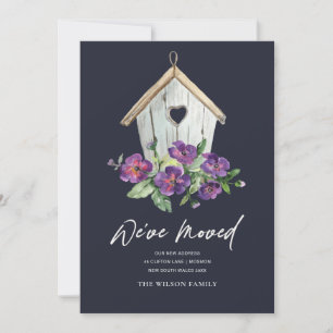 ANUNCIO CASA DE AVES RÚSTICAS DE NAVY FLORAL MOVIENDO NUEV