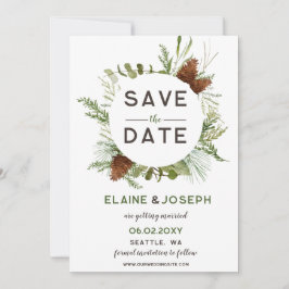 Anuncio Casamiento rústico de conos de pino de Coníferas S