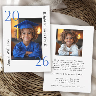 Anuncio Celebración de Graduación de Pre-K 2 con Fotos Mod