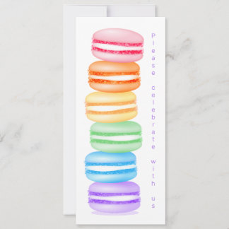 Anuncio Celebración del cumpleaños de los macarons arcoiri