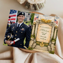 Celebración Formal de Graduación Militar con Foto