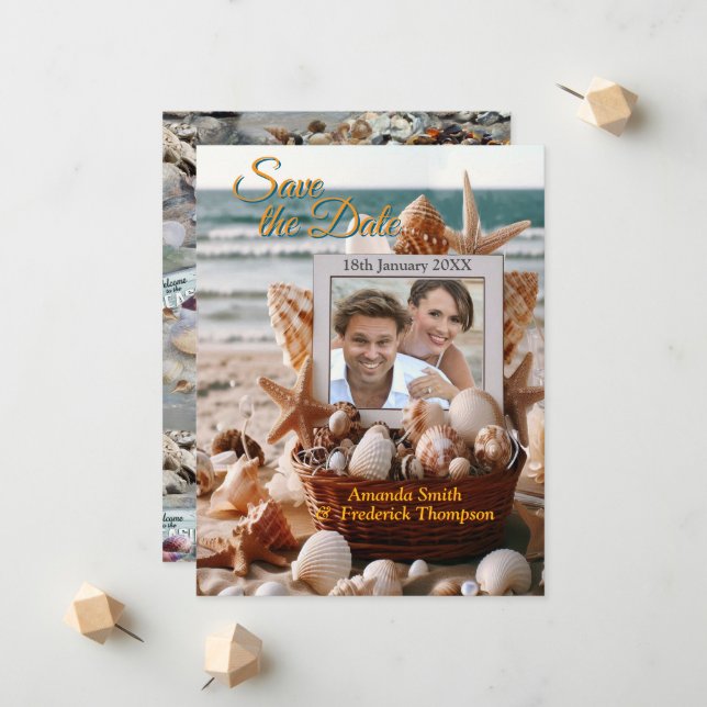 Anuncio Celebraciones de Bodas costeros en la playa (Anverso/Reverso In Situ)