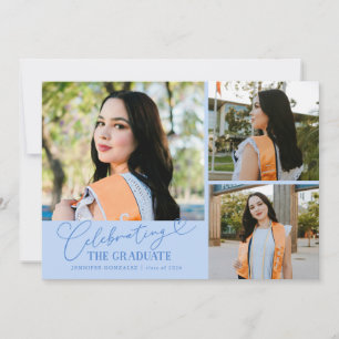 Anuncio Celebrando al graduado Icy Blue Multi Foto