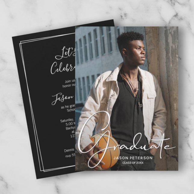 Anuncio Celebrar la graduación de la foto del graduado (Subido por el creador)