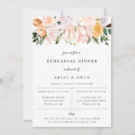 Anuncio Cena de ensayo floral en el jardín botánico