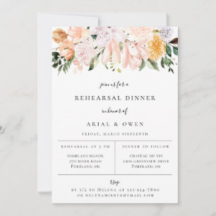 Anuncio Cena de ensayo floral en el jardín botánico