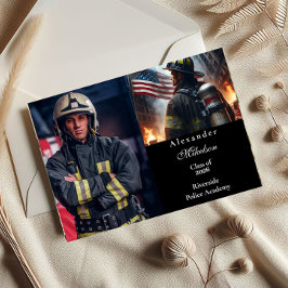 Anuncio Ceremonia de graduación de bomberos
