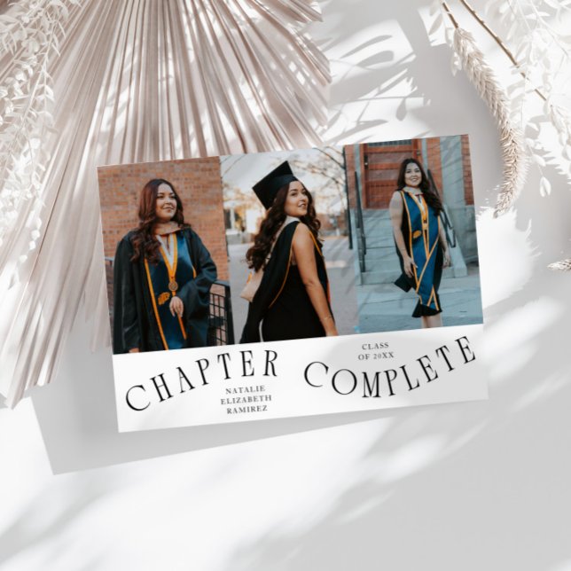 Anuncio Chapter Complete Typography Grad Photo (Subido por el creador)
