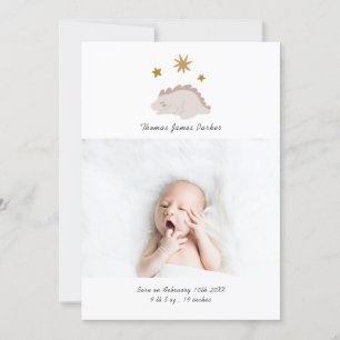 Anuncio Chica de dinosaurios rosados lindo bebé bebé bebé 