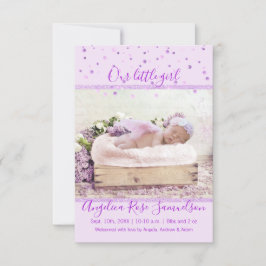 Anuncio Chica de recién nacido Nacimiento Estadísticas Lav