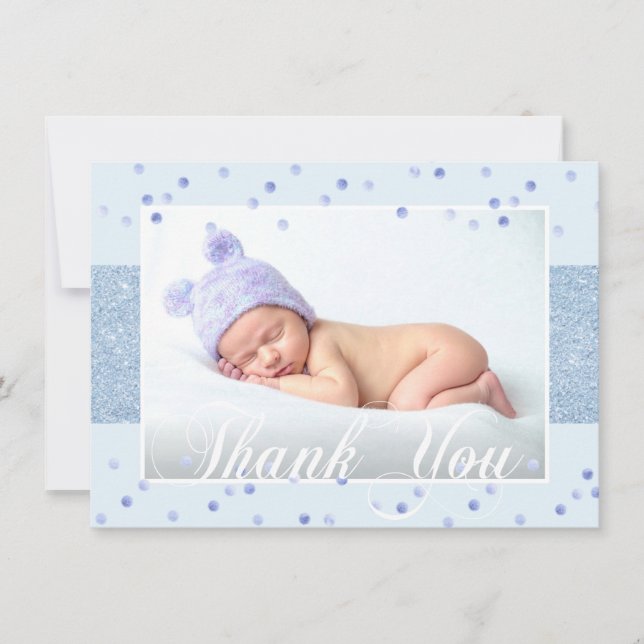 Anuncio CHICO CUTIDO GRACIAS Purpurina Azul | FOTO (Anverso)