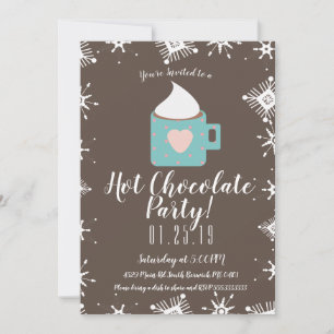 Anuncio Chocolate Caliente de Fogata y Copos de Nieve Fies