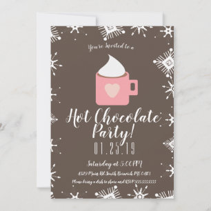 Anuncio Chocolate Caliente de Fogata y Copos de Nieve Fies