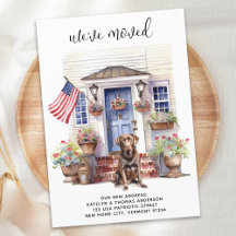 Chocolate Labrador Personalizado patriótico