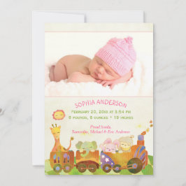 Anuncio Choo Choo Train Girl Photo Birth