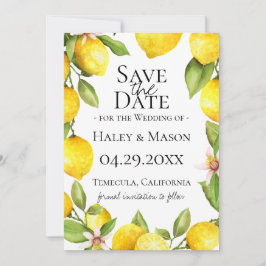 Anuncio Citrus Orchard Guardar La Fecha