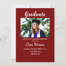 Anuncio clase blanca negra clásica añada graduación de sch