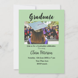 Anuncio clase blanca negra clásica añada graduación de sch