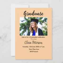 Anuncio clase blanca negra clásica añada graduación de sch