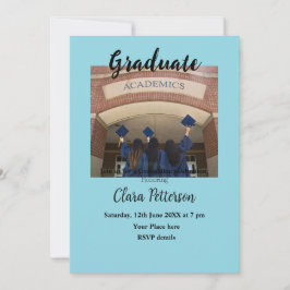 Anuncio clase blanca negra clásica añada graduación de sch